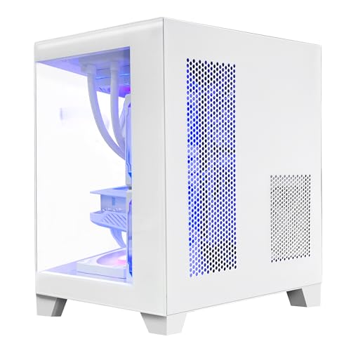 Panorama Gaming PC Desktop - AMD Ryzen 7 5700G, RTX 4060, 32GB RAM, 1TB SSD, White I866