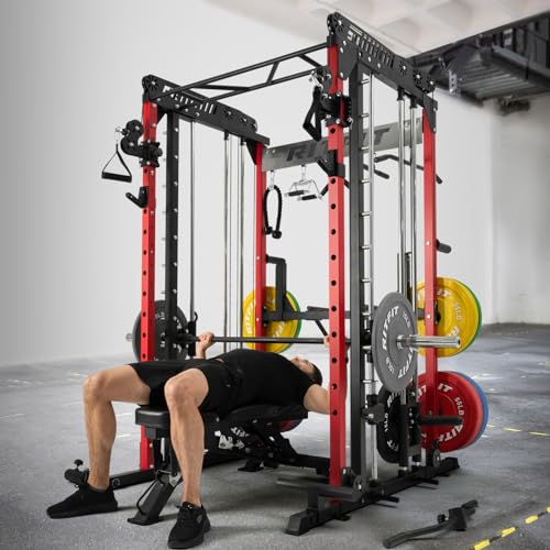 RitFit M1 & M1 Pro Smith Machine with Cable Crossover System for Home Gym Y659852