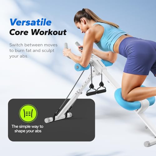 MERACH Ab Machine, Adjustable Ab Trainer for Home Gym O439978