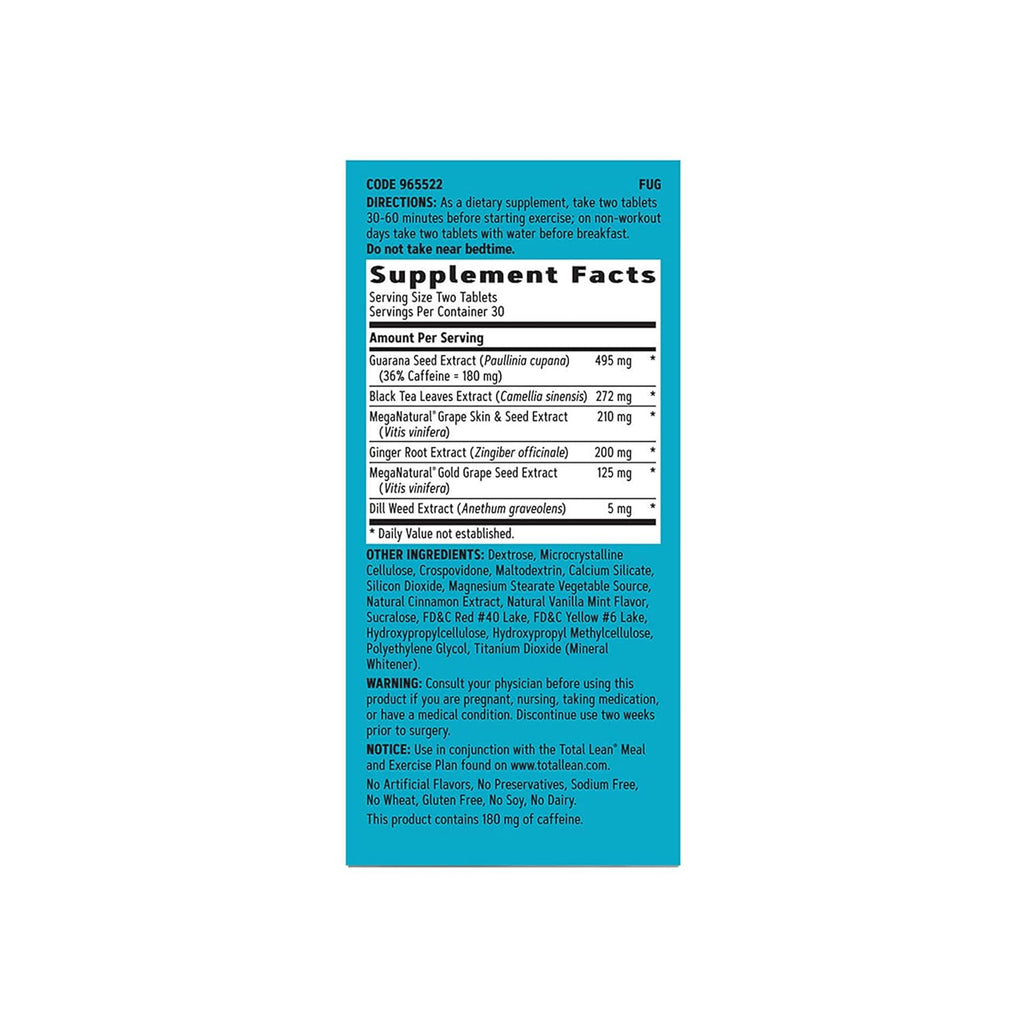 GNC Total Lean Burn 60 Tablets B4243