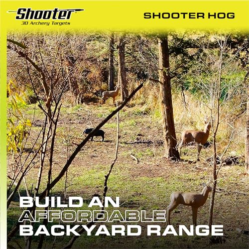 Shooter Field Logic 3D Archery Hog Target, Black Q102