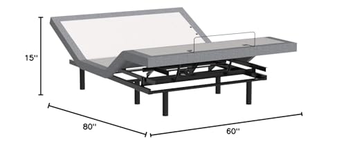 Sven & Son Classic Adjustable Bed Base Split King with Hybrid Spring Mattress I50028