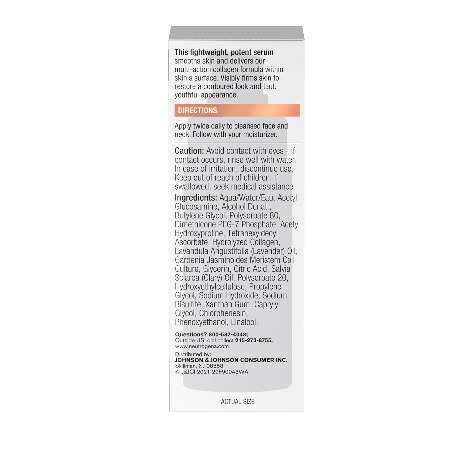 Neutrogena Rapid Firming Collagen Triple Lift Face Serum, 1 fl. oz Z74485