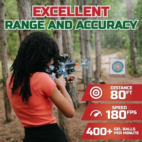 Electric Gel Ball Blaster for Ages 14+ (Blue) V2781