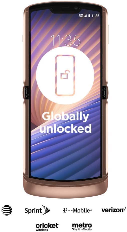 Motorola moto razr 5G 256GB Unlocked Polished Graphite (Renewed) P465741