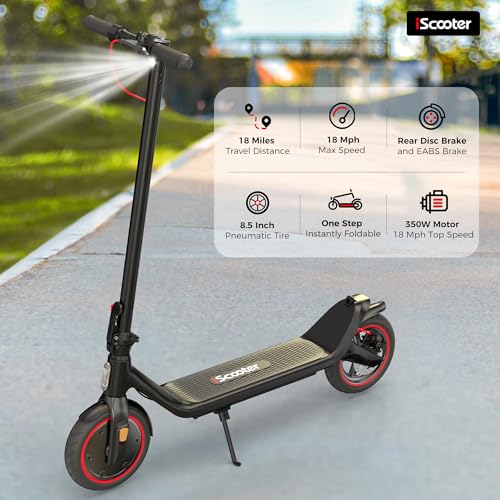iScooter Electric Scooter for Adults, Long Range Commuting with Cruise Control F733591