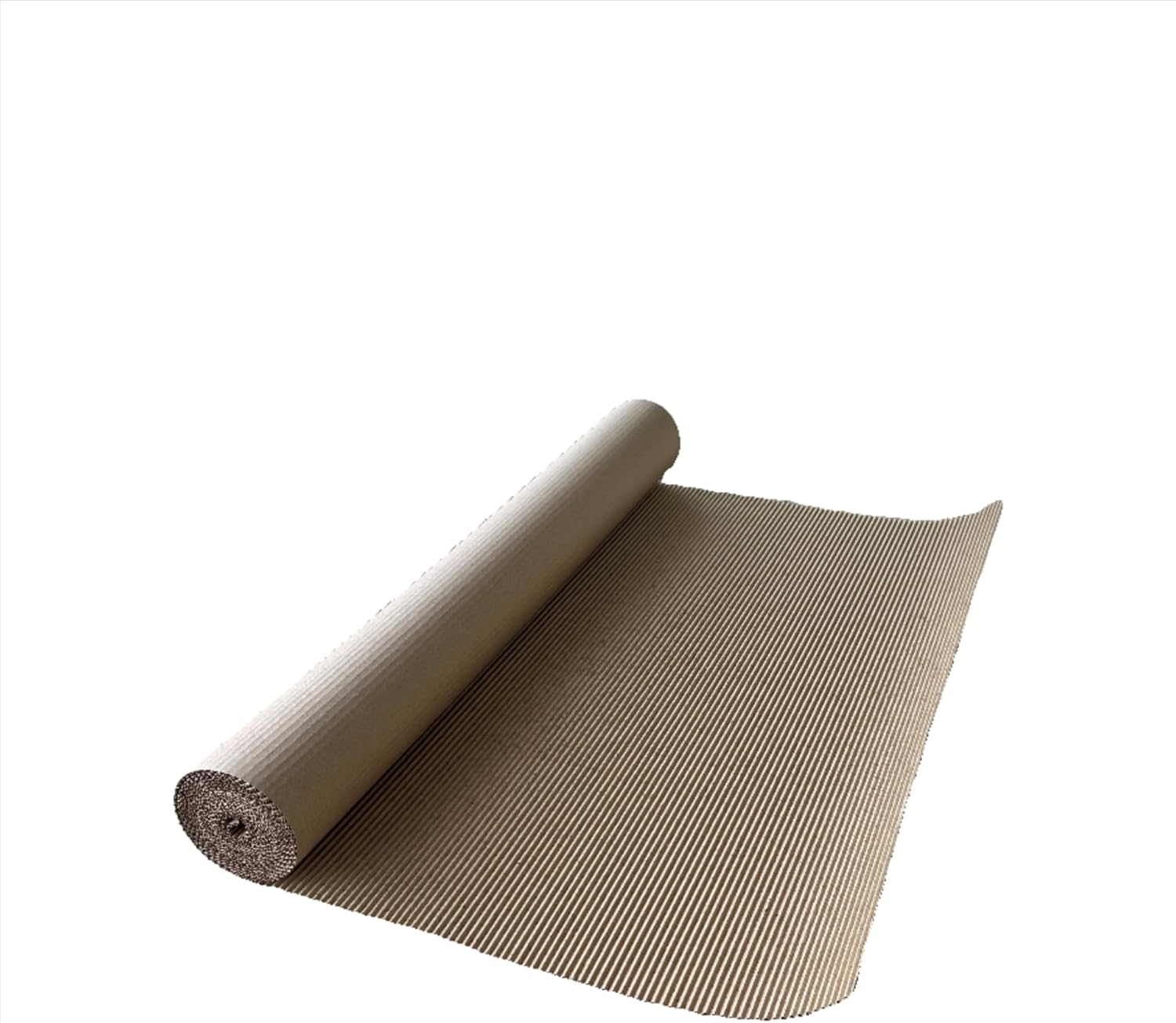 12 ft x 36" Single-face Corrugated B Flute Cardboard Roll W34279
