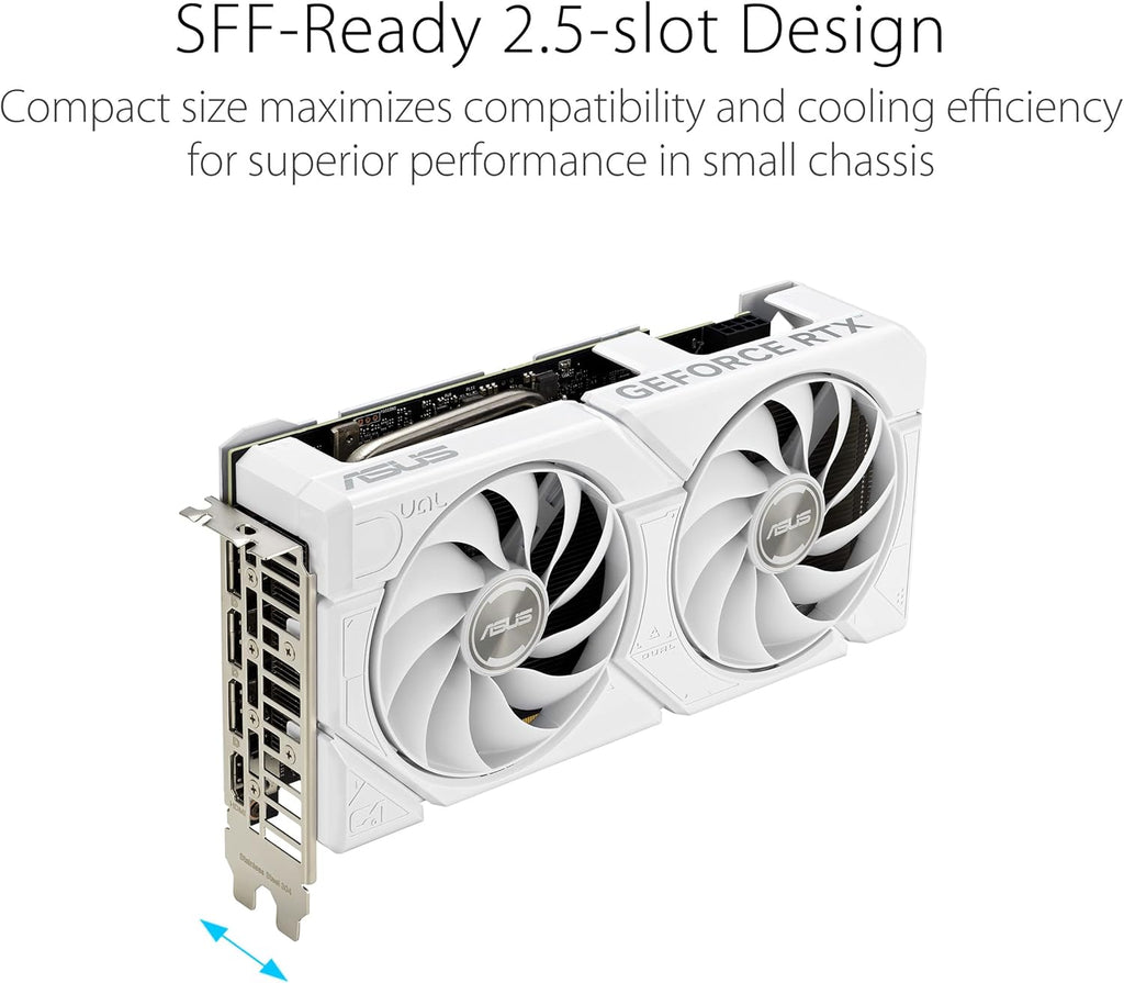 ASUS Dual GeForce RTX 4070 Super EVO White OC Edition 12GB GDDR6X B5076