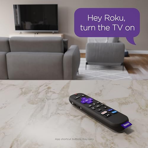 Roku Voice Remote Pro Rechargeable with Hands-free Voice Controls S922176