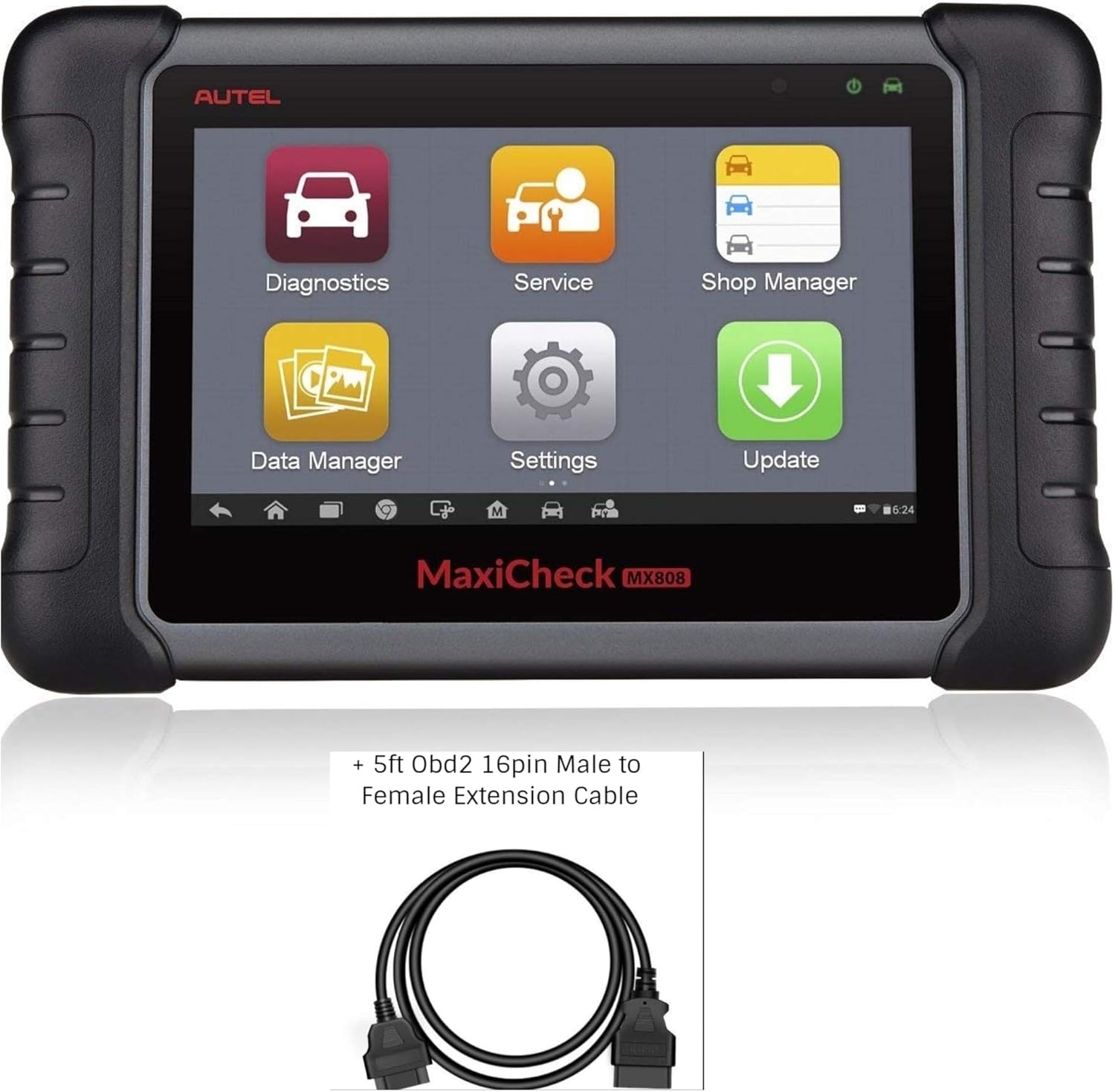 Autel MaxiCheck MX808 OBD2 Diagnostic Scan Tool with Bi-Directional Control and Active Tests T30774