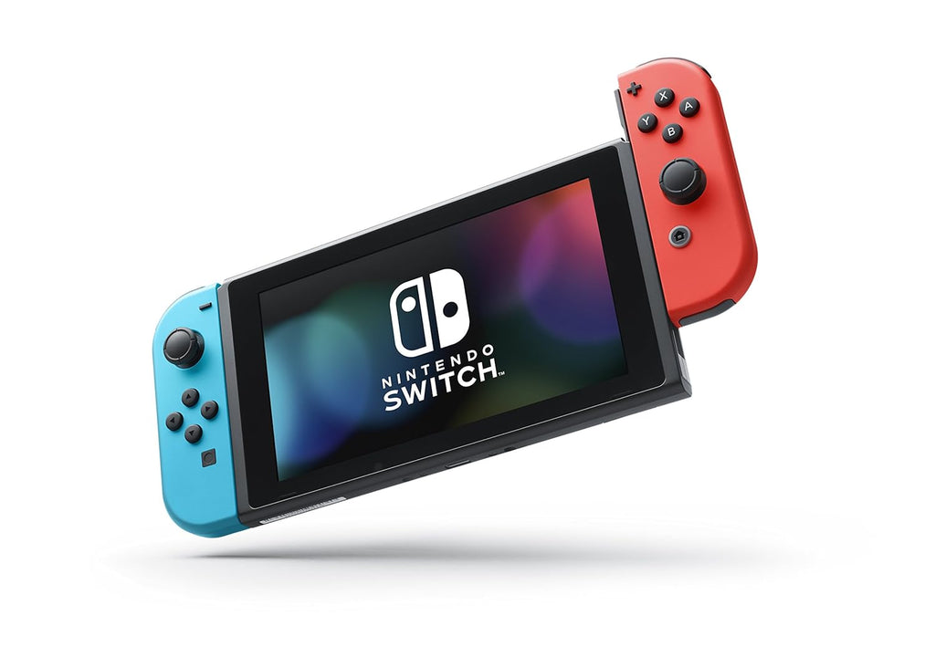 Nintendo Switch OLED Model with Neon Red/Blue Joy-Con, Pro Controller, Extra Joy-Con Set, Case and Earphones K37186