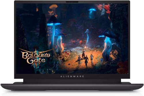 NewDell Alien.ware M18 R2 Gaming Laptop, 18 inch QHD+ 165Hz 3ms, Intel Core i7 14700HX 20 Core, 64GB RAM 2TB SSD, NVIDI.A GeForce RTX 4070, Thunderbolt 4 Type-C WiFi Windows 11 Dark Metallic Moon