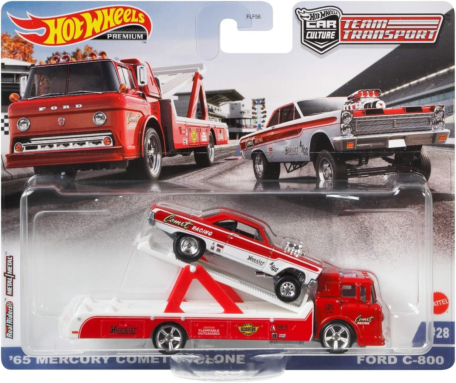 Hot Wheels Team Transport Car and Component Model Q1866