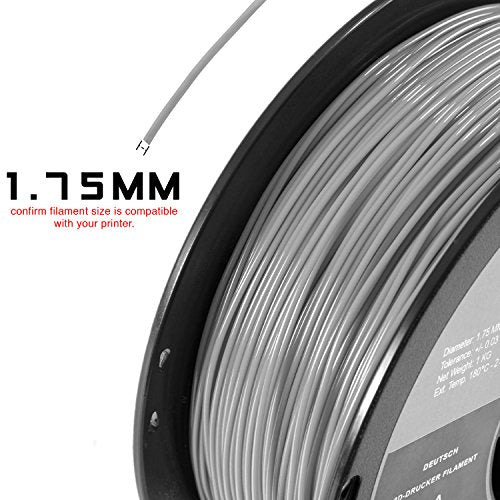HATCHBOX PLA 3D Printer Filament 1.75 mm Transparent Blue W110438