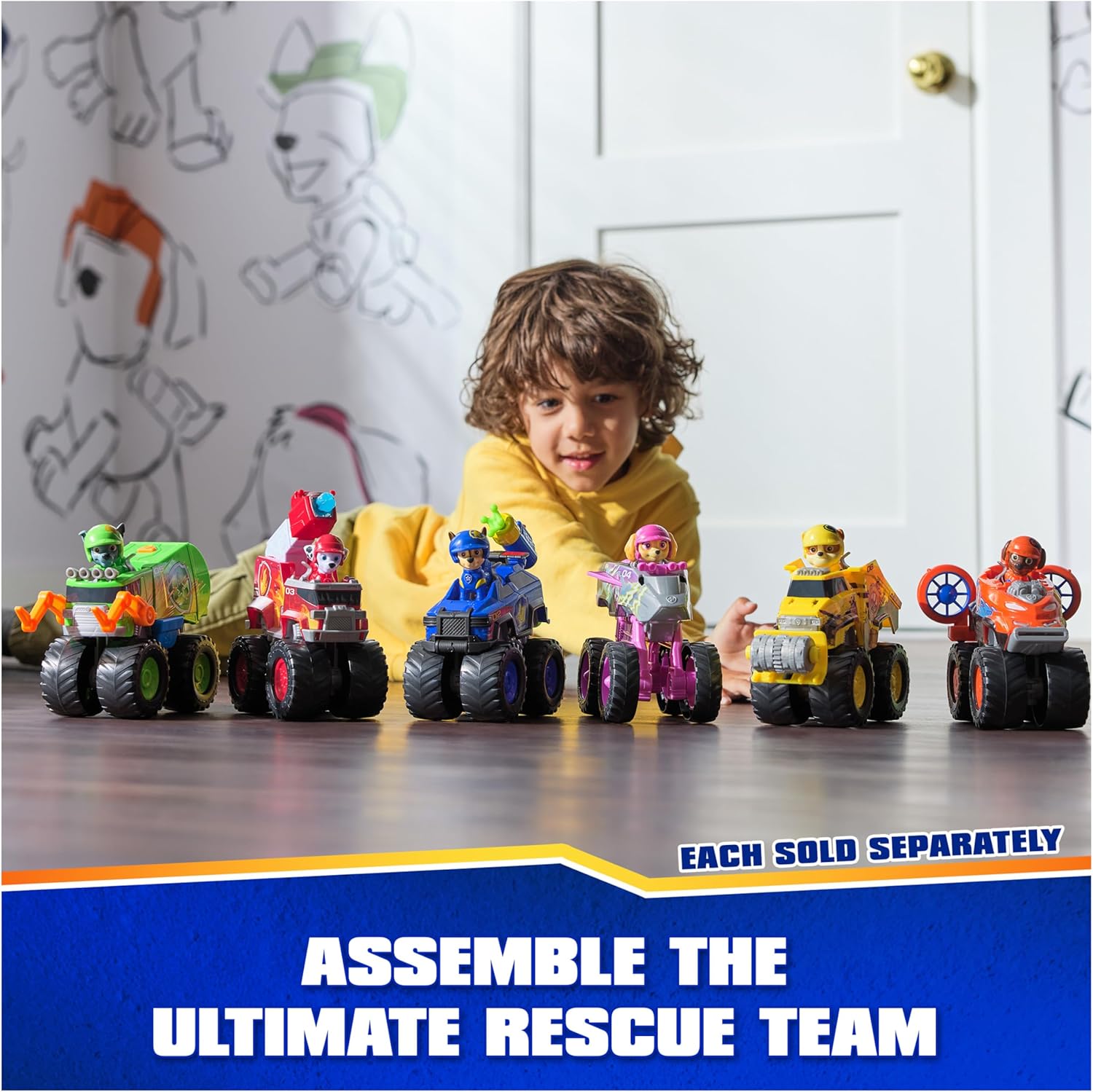 Paw Patrol Rescue Wheels Zuma's Hovercraft Toy Truck with Projectile Launcher L194564