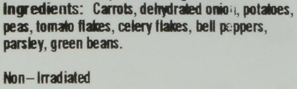 Frontier Deluxe Vegetable Soup Mix, 1 lb, Dried Onion, Carrots, Peas & Potatoes R372