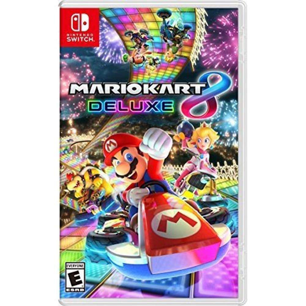 Nintendo Switch 32 GB Console with Neon Blue & Red Joy-Con and Mario Kart 8 Deluxe Bundle Z74588