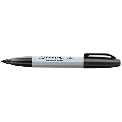 Sharpie Permanent Markers Chisel Tip Black 2 Count J3559