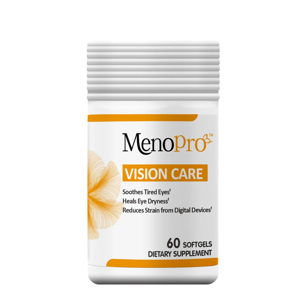 Menopro Vision Care Softgels, Lutein, Zeaxanthin, Astaxantin, Hyaluronic Acid, Omega 3 (EPA, DHA), Zinc, Copper, Vitamin C & E, 60 Day Supply - 60 ct