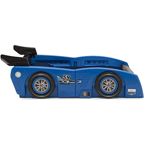 Delta Children Grand Prix Race Car Toddler and Twin Bed, Black S6608