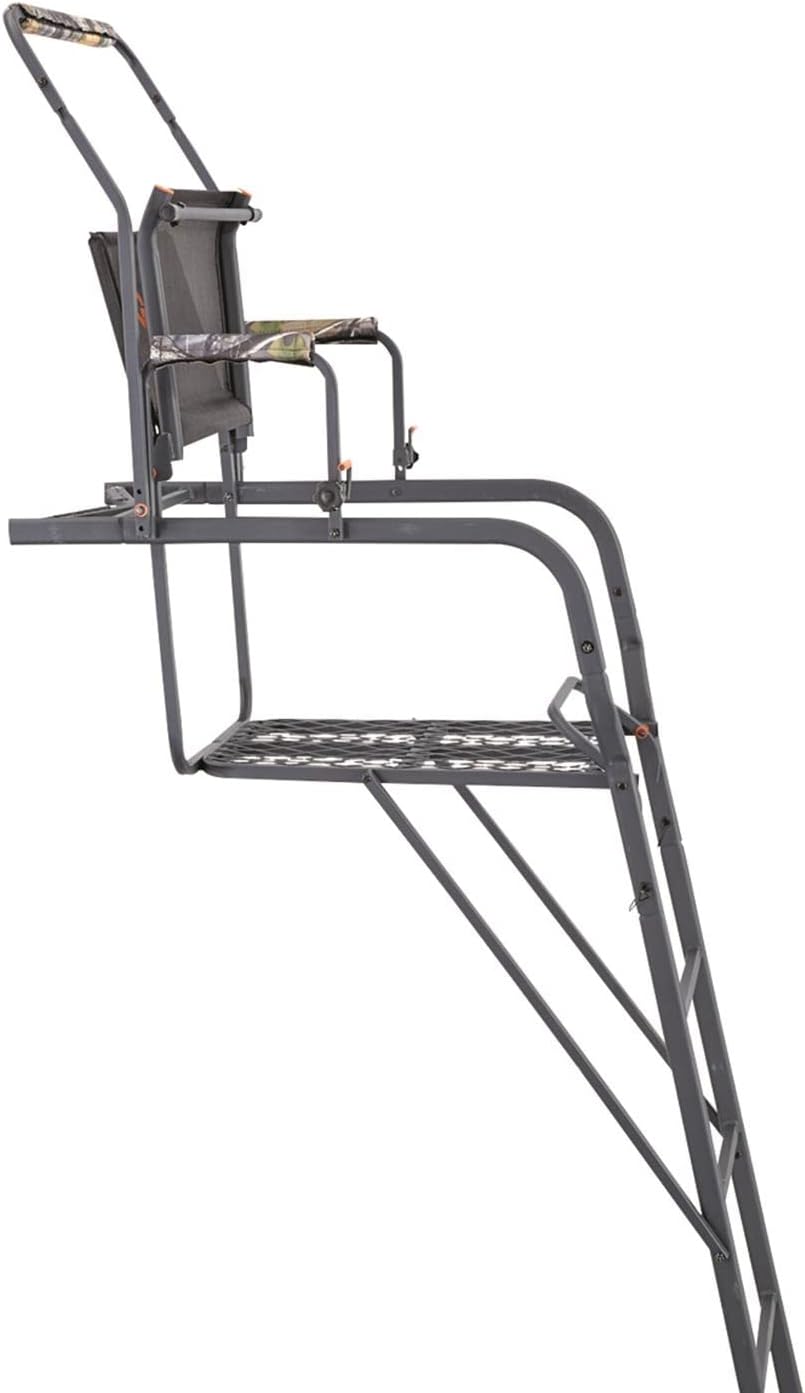 Guide Gear 15.5' Climbing Ladder Tree Stand with Mesh Seat L3573