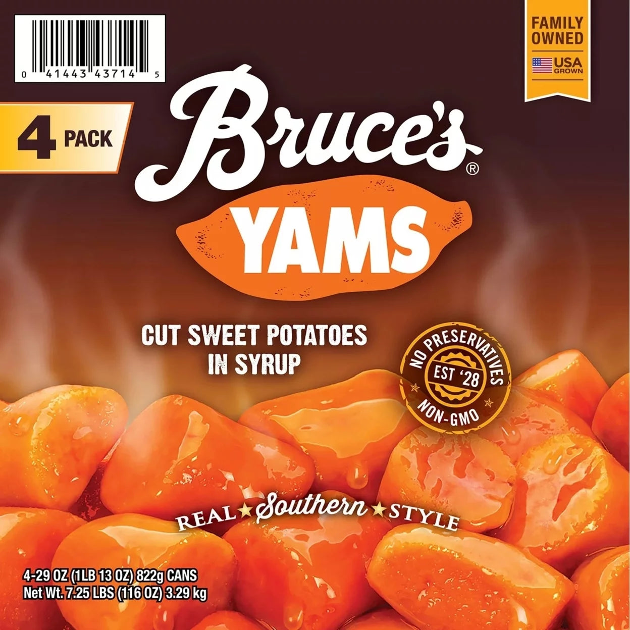 Bruce's Cut Yams 29 oz (Pack of 4) O174891
