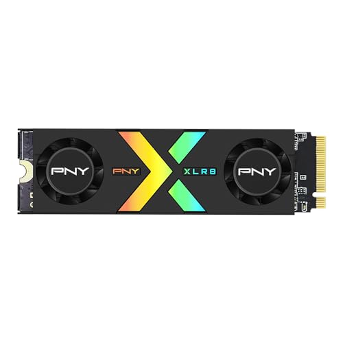 PNY CS3150 1TB PCIe Gen5 x4 NVMe M.2 SSD with Dual Fan Heatsink X402536