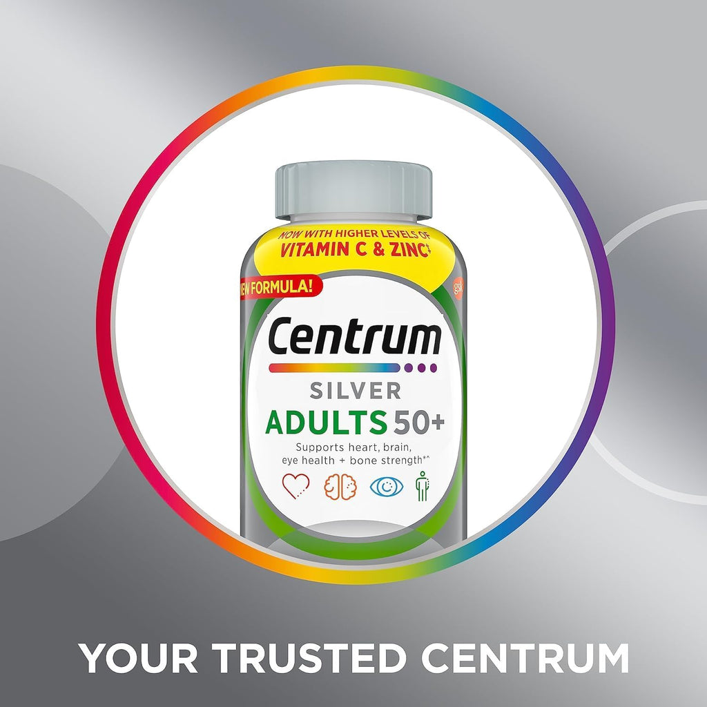 Centrum Silver Adults 50 Plus Multivitamin Supplement, 325 Tablets H795