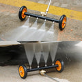 Undercarriage Pressure Washer Attachment, Siebwin 16" Dual-Function Water Broom for Pressure Washer Undercarriage Cleaner with 3 Pieces Extension Wand, 4000 PSI, Orange