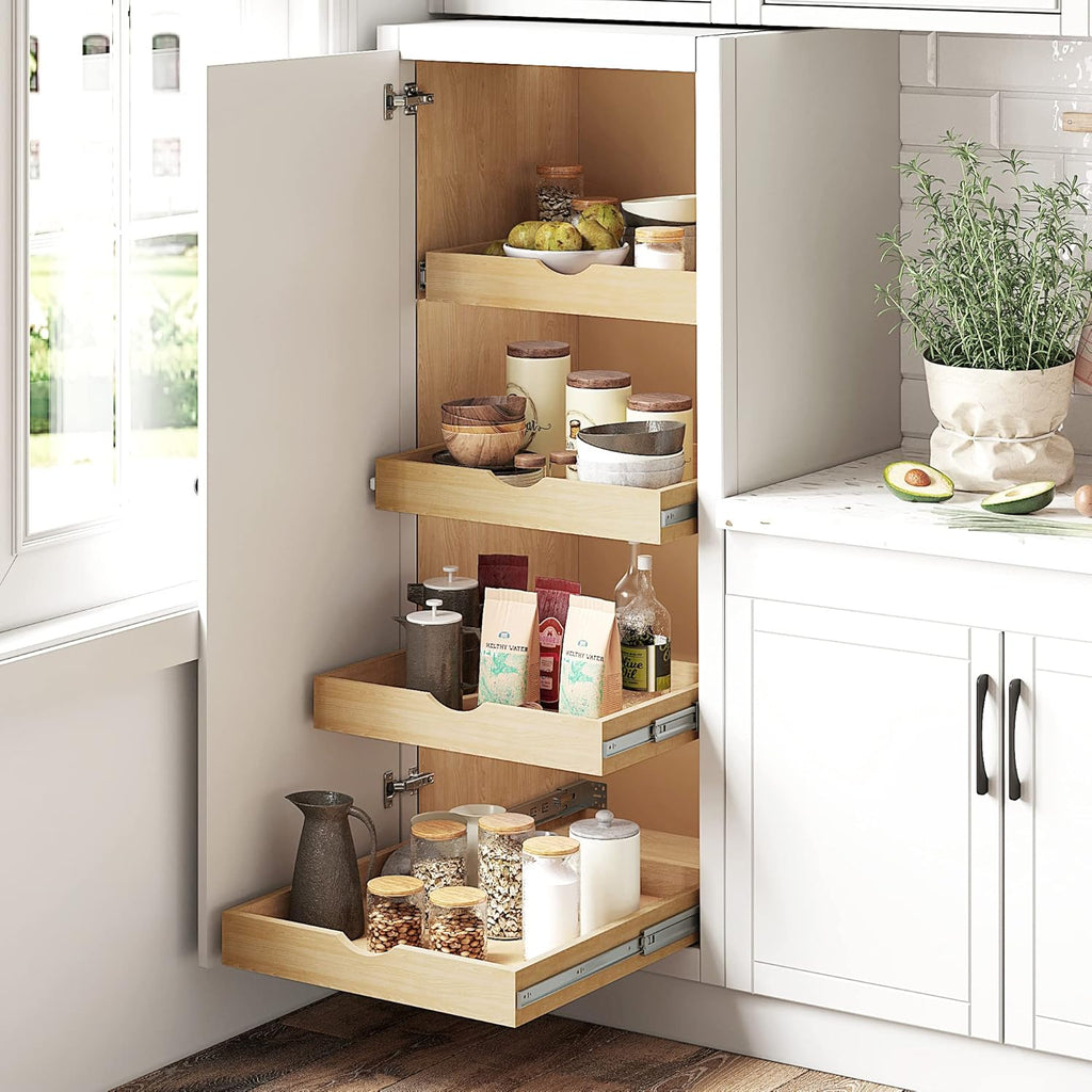 WelFurGeer Pull Out Shelves for Kitchen Cabinets, 32" Wide G57070
