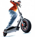 SISIGAD Electric Scooter Adults,8.5"/10" Pneumatic Tires, 500W Motor,Max 20/25 Mile Range,19/25 MPH Top Speed Foldable E-Scooter for Adults with Cruise Control,Double Braking Systems