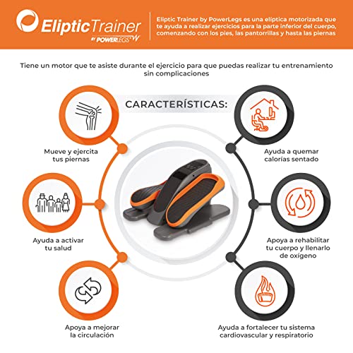POWER LEGS Eliptic Trainer® by CV Directo Compact Motorized Elliptical V488