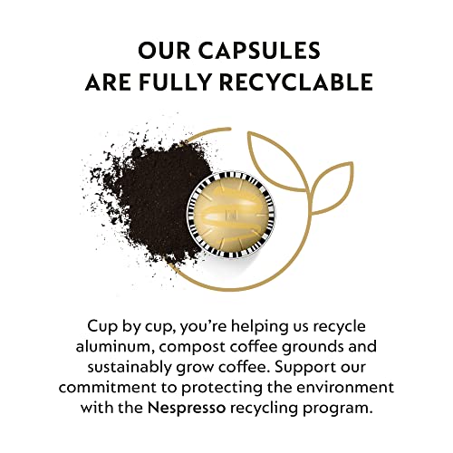 Nespresso Vertuo Barista Flavored Medium Roast Coffee Pods, 30 Count Z6730