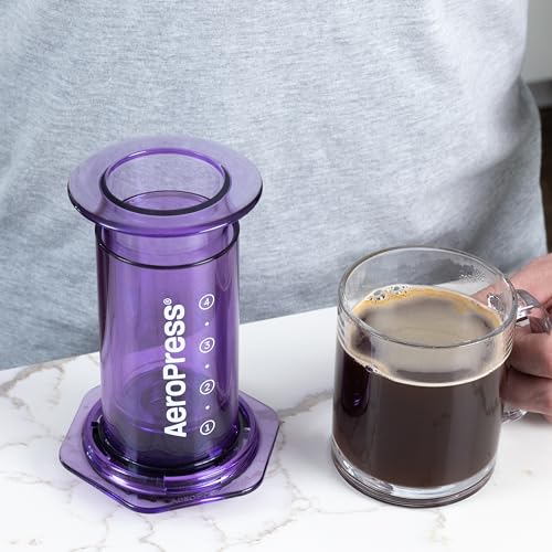 AeroPress Original Coffee Press – 3-in-1 Portable Coffee Maker for Travel C406