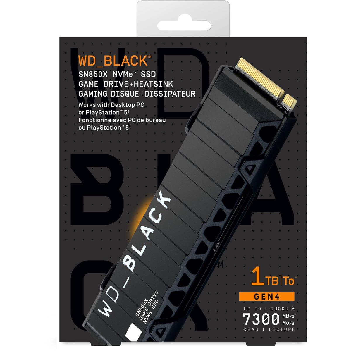 WD_Black SN850X 1TB NVMe PCIe 4.0 M.2 Gaming SSD with Heatsink L281