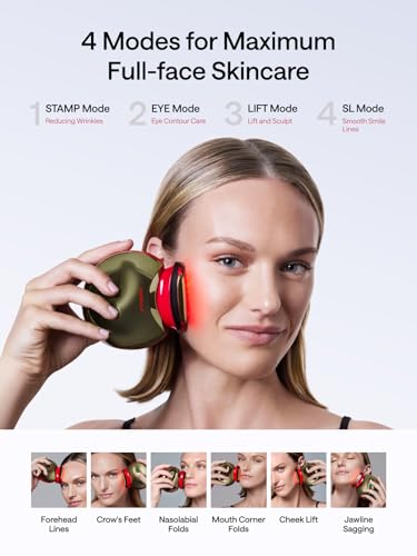 JMOON NouvelleSkin M30U PR Facial Toning Device, FDA-Cleared Microcurrent & Red Light Therapy T368584