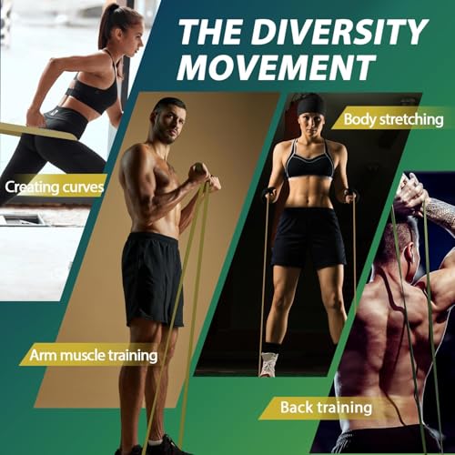 LEEKEY Resistance Bands with Handles and Door Anchor for Home Workouts O73971
