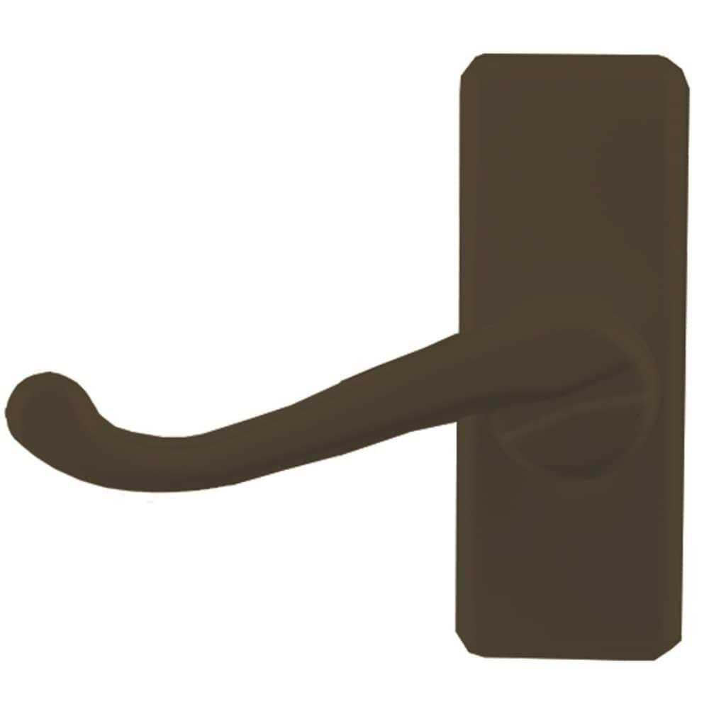 LARSON Pet Breeze 32-in x 81-in Brown Aluminum Hinged Screen Door X2567