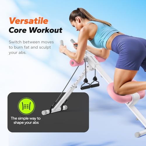 MERACH Ab Machine, Adjustable Ab Trainer for Home Gym O439978