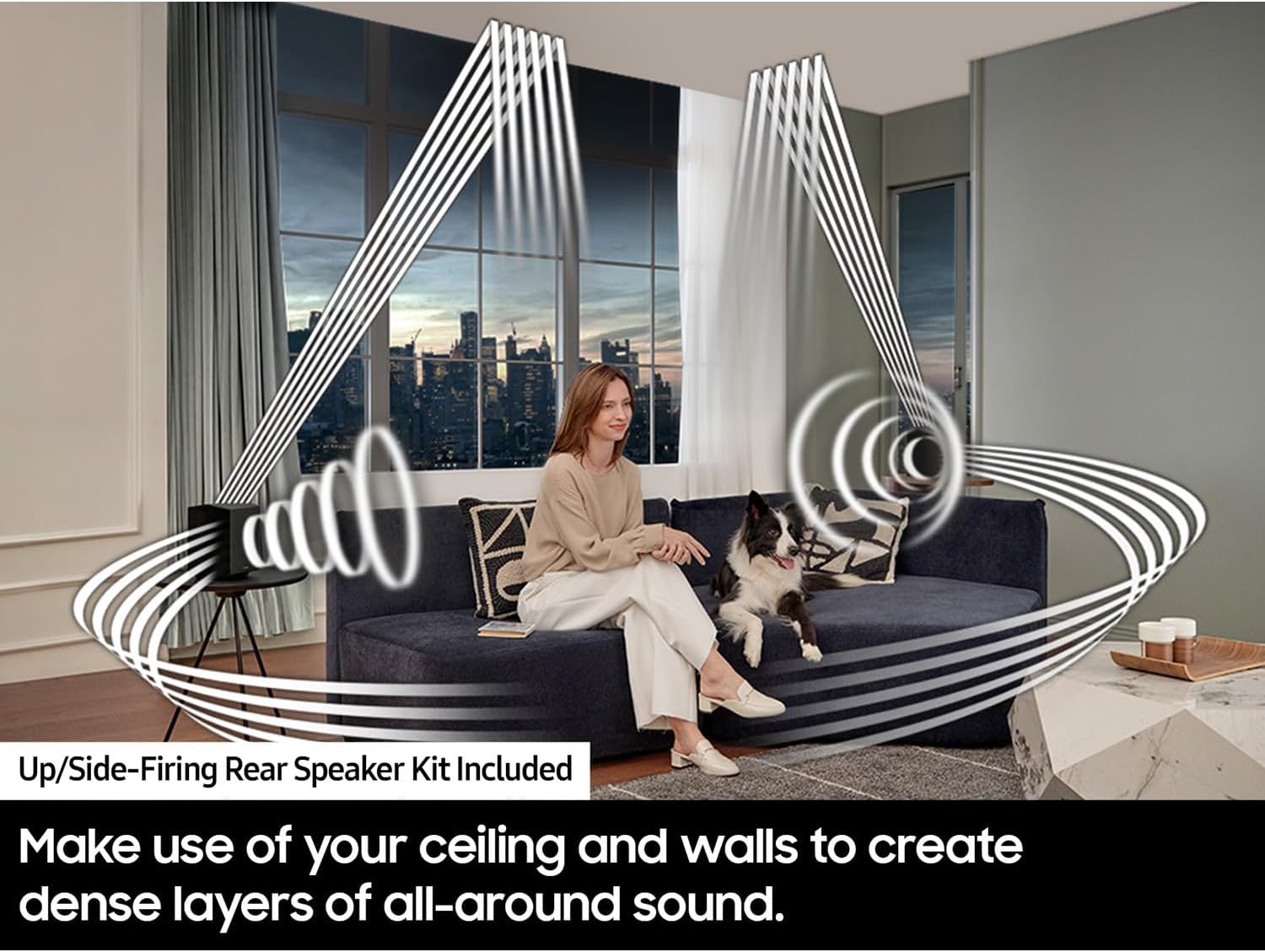 SAMSUNG HW-Q990D Q-Series 11.1.4ch Wireless Dolby Soundbar with Q-Symphony (2024) Renewed M98987
