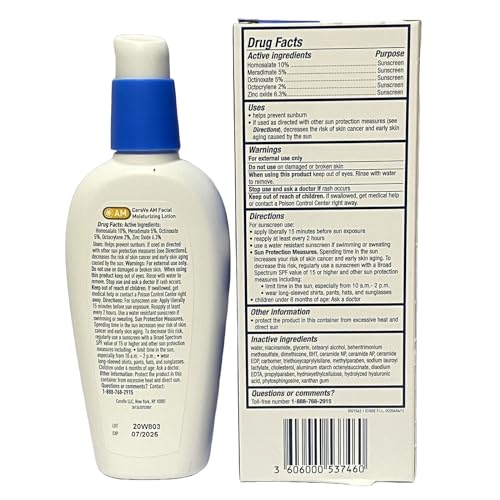 Cerave Facial Moisturizing Lotion AM 3 Fl Oz I954557