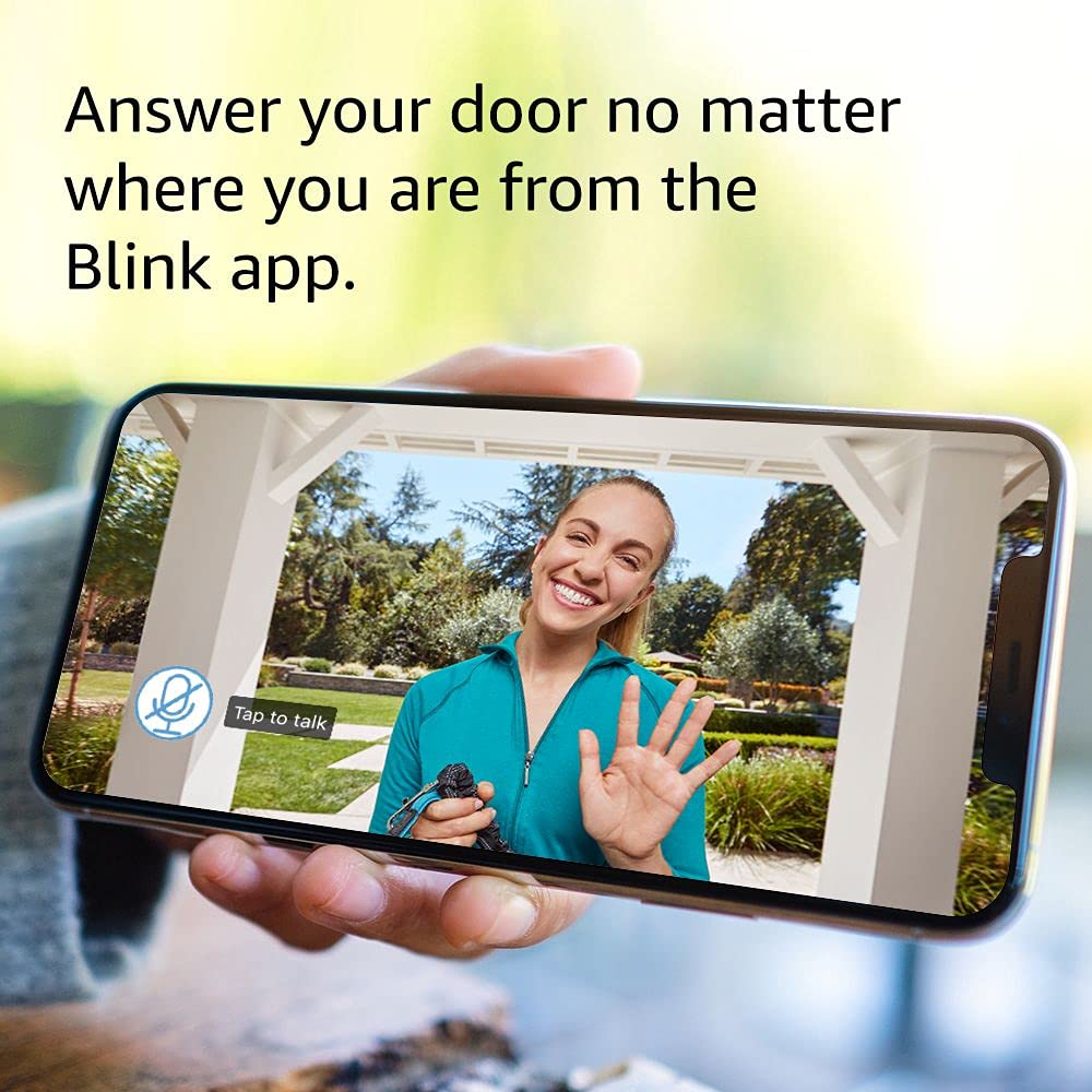 Blink Video Doorbell System + Amazon Echo Pop O6252
