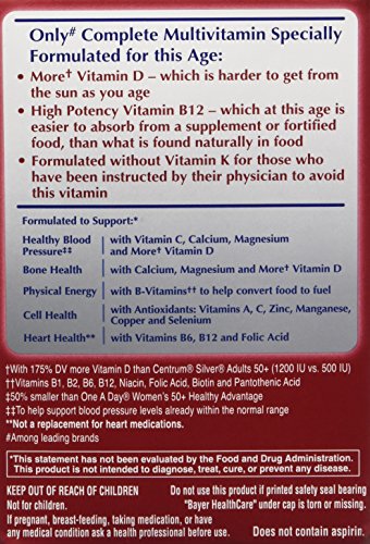 One-A-Day Proactive 65 Plus Multivitamins, 150 Count (Pack of 2) B841334