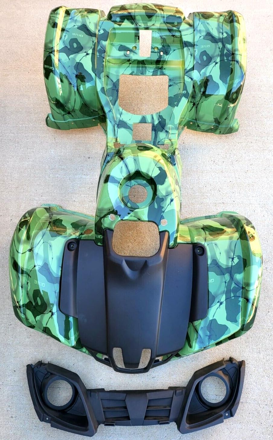 PartsFox ATV Body Plastic 110cc 125cc Taotao 110D 125D Coolster 3125R 3050D Army Camo