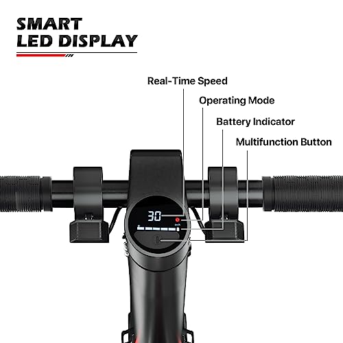 MoNiBloom E-Scooter Electric Folding Scooter with LED Display and Bluetooth APP E53743