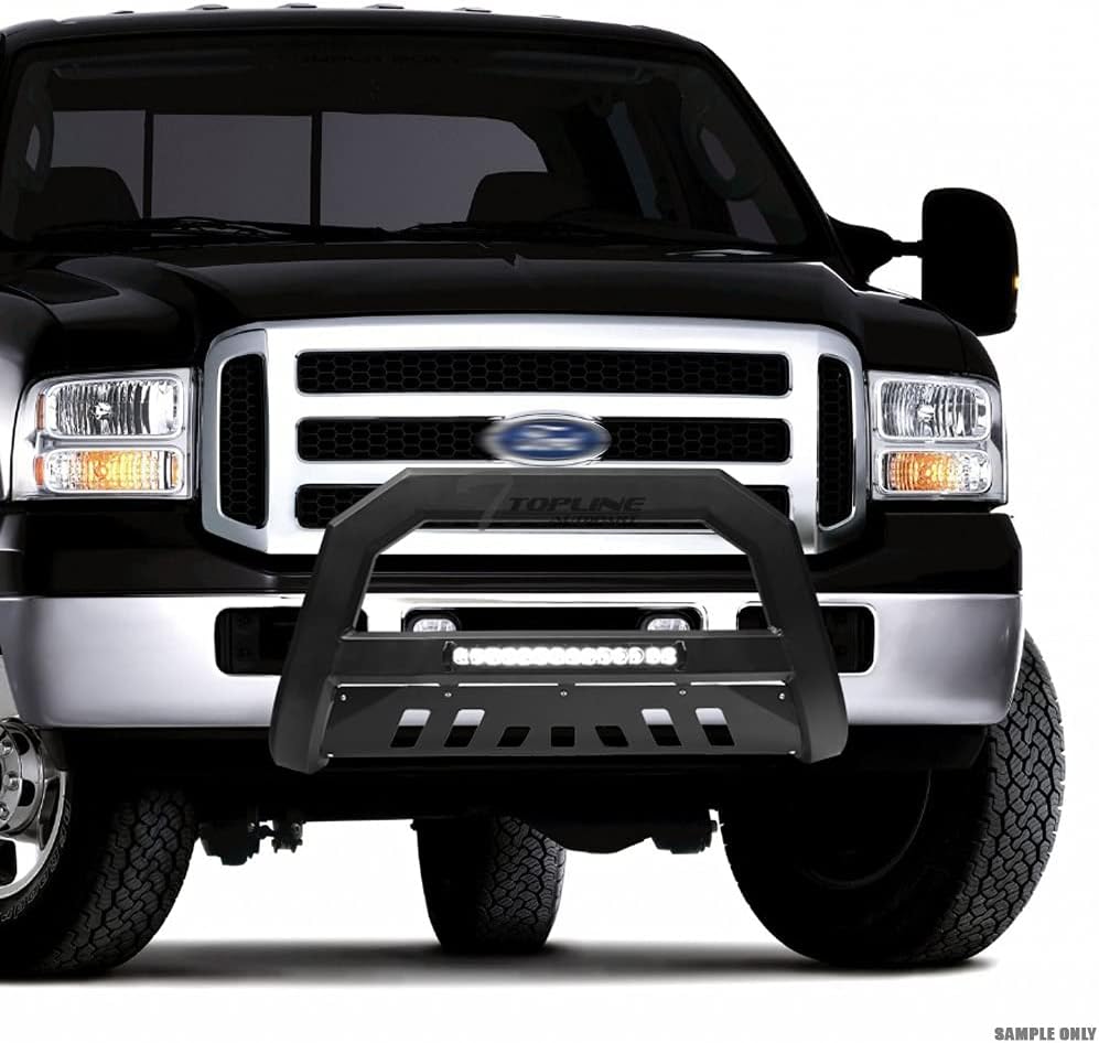 Matte Black Aluminum LED Light Bull Bar Front Bumper Grille Guard for Toyota 4Runner G1434