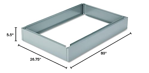 Safco Products 5-Drawer Flat File, 36" W x 24" D, White X8304