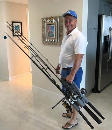 Rod-Runner Fishing Rod Carrier Pro 5 Portable G596528
