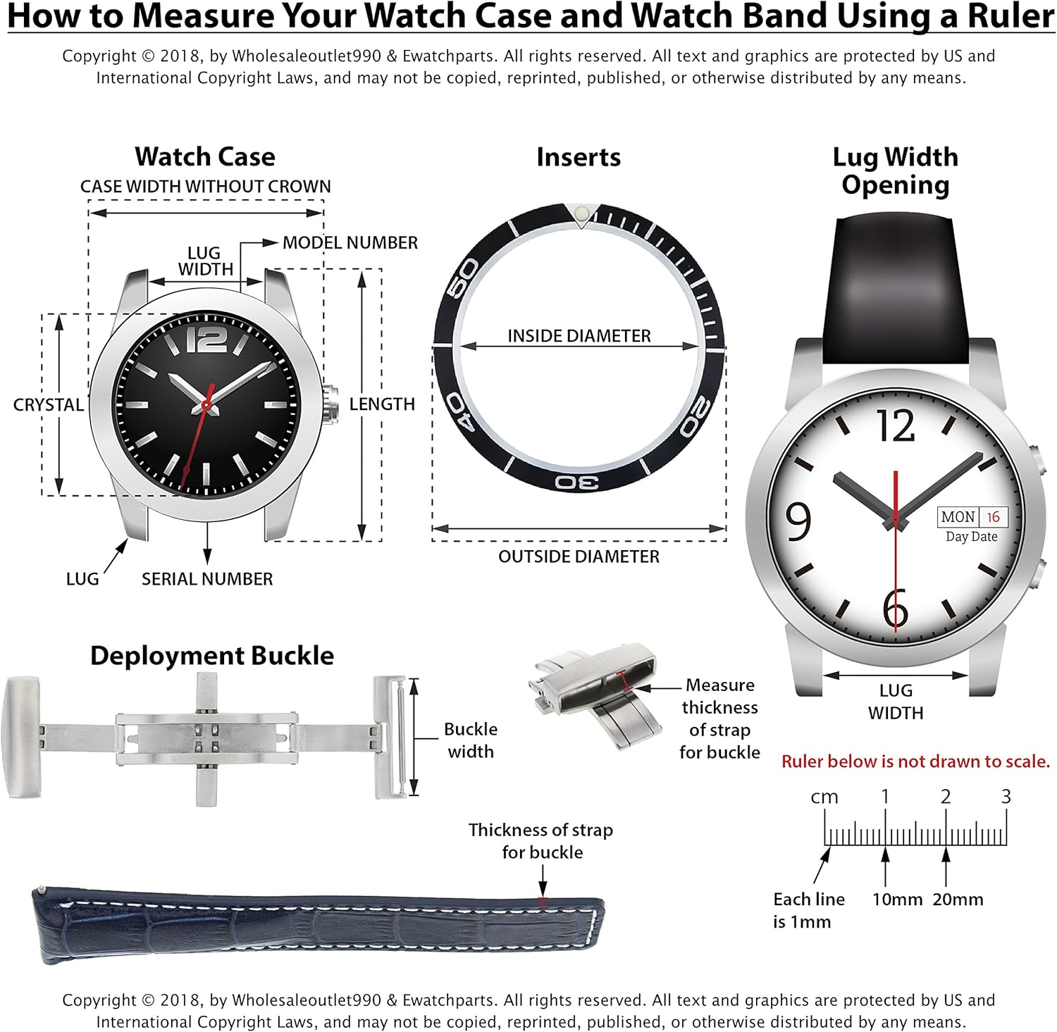 Ewatchparts 20MM Jubilee Watch Band Compatible with Rolex Datejust Z1296
