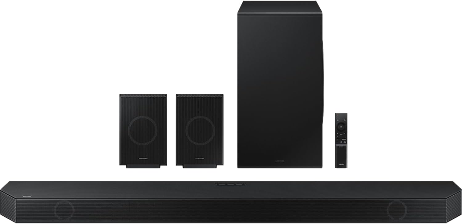 SAMSUNG HW-Q990D Q-Series 11.1.4ch Wireless Dolby Soundbar with Q-Symphony (2024) Renewed M98987